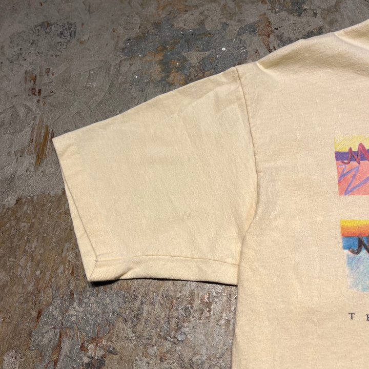 古着 USA製 90's ヘインズClaude Monet クロード・モネ/ヴィンテージ シングルステッチ Tシャツ/サイズL