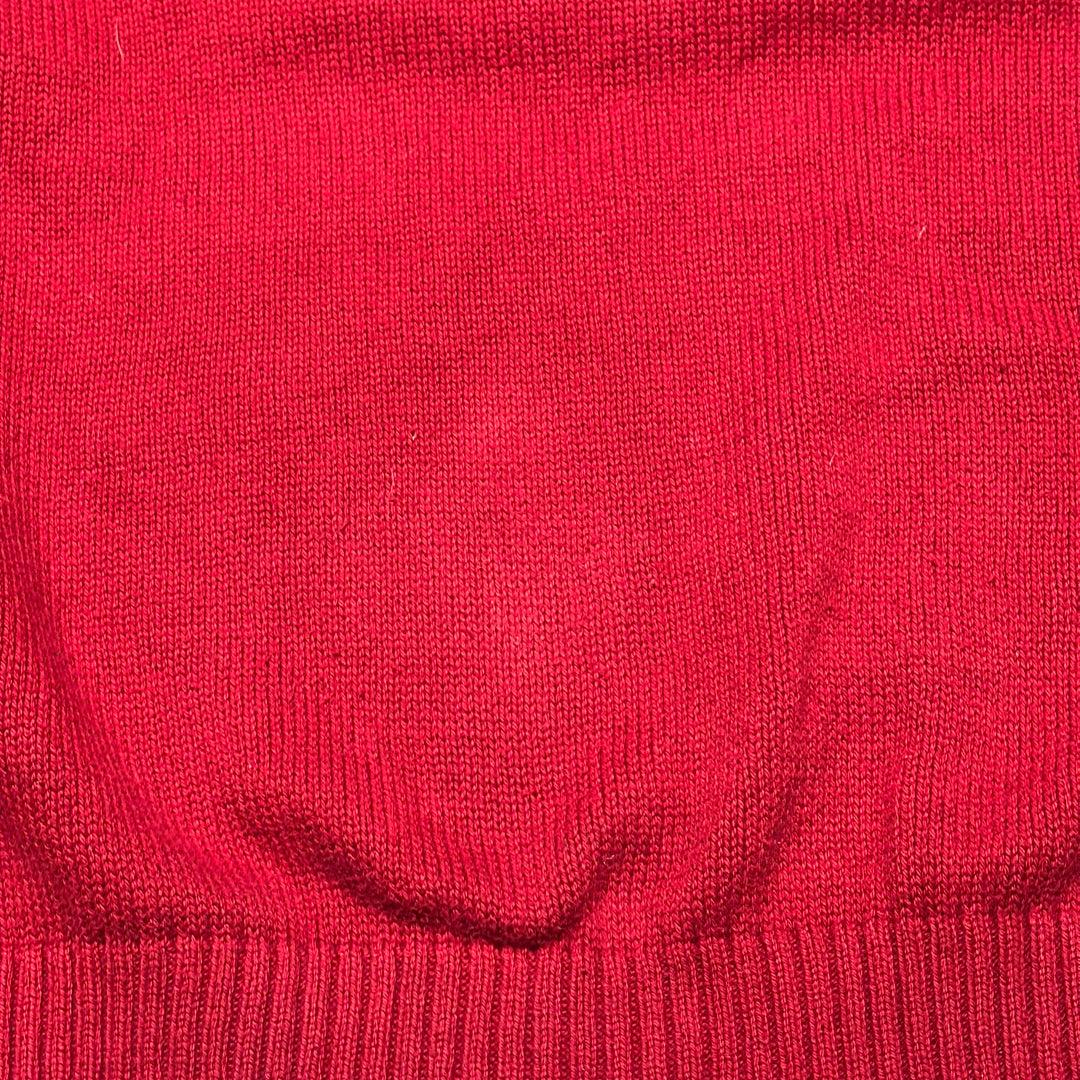 Used clothing 90's ~ POLO by Ralph Lauren/ Polo Ralph Lauren/ Half zip knit sweater/ Size L