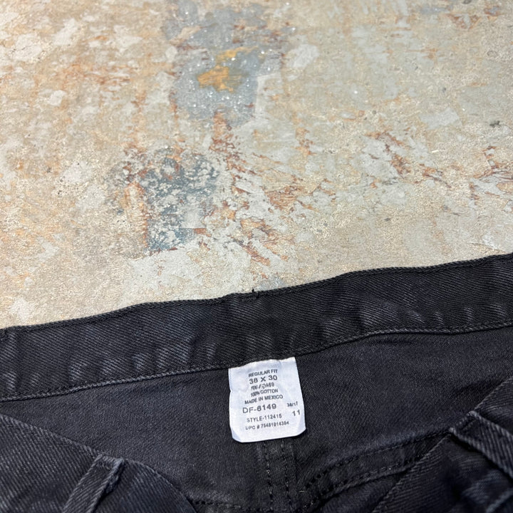 #4763 Used clothing unknown/Black Denim Pants/Black Denim Pants/Size 38×30