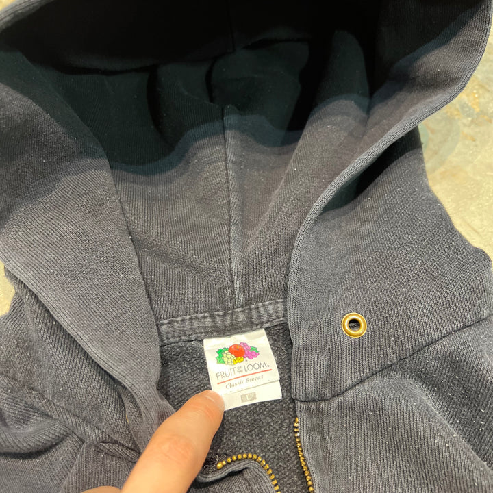 #4024古着 FRUIT OF THE LOOM/フルーツオブザルーム/The Anthropocene Extinction/ジ・アンスロポシーン・エクスティンクション/Zip Parka/ジップパーカー/サイズL