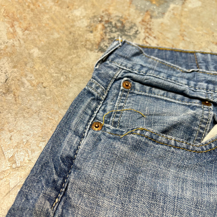 旧衣Levi's/李维斯/Denim Pants/牛仔短裤/569/实际尺寸32×32