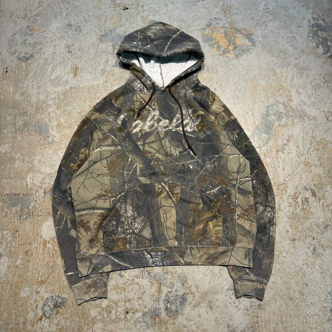 Used clothing RUSSELL OUTDOORS/Russell/Real Tree Pattern/Pullover Hoodie/Size L