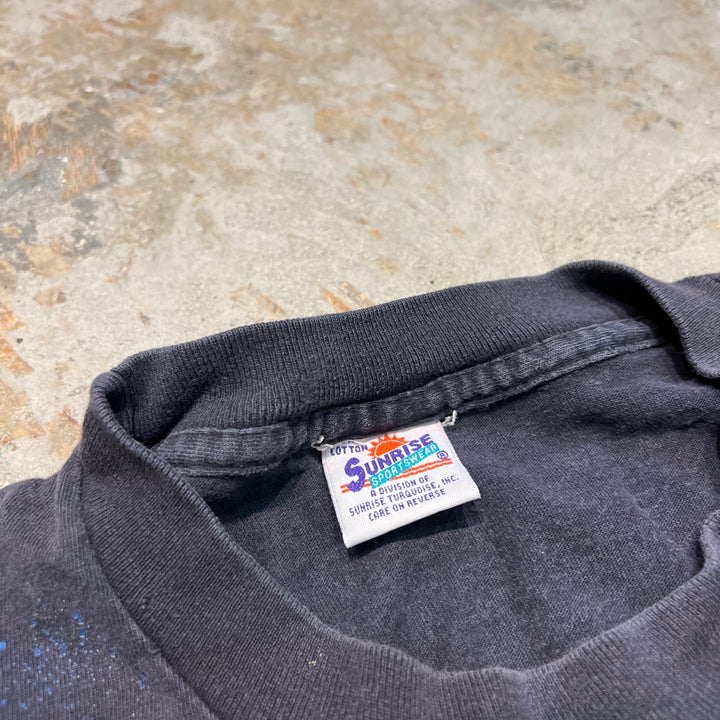 #4824 古着 ファイティング・イリニ/USA製/アメフト/Tシャツ/ヴィンテージ/シングルステッチ/サイズXL