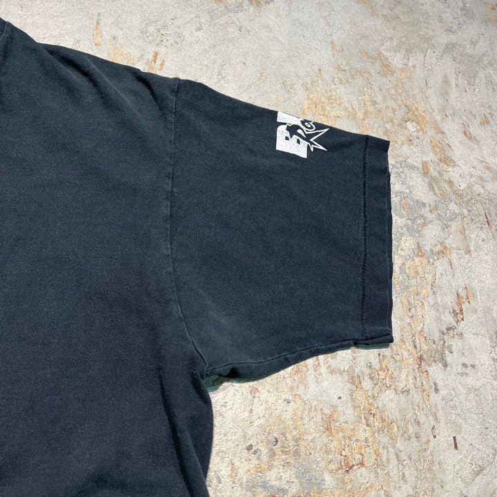 古着 90's カナダ製 FRUIT OF THE LOOM/フルーツ オブ ザ ルーム / バック・ストリート・ロック・バー / 382 MAYOR MONTREAL / reactor / ヴィンテージ シングルステッチ プリントTシャツ/サイズxl