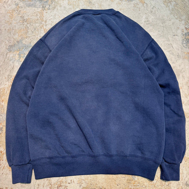 古着 USA製 RUSSELLATHLETIC/ ラッセル アスレチック/ クルーネックブランクスウェット/ Vガゼット/ テキサスロゴ/サイズL