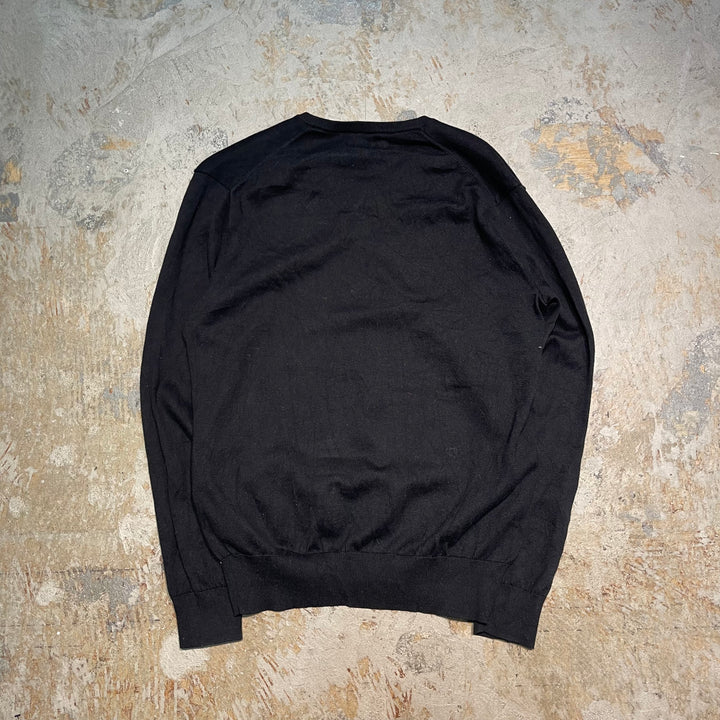 #3712 古着 POLO by Ralph Lauren/ラルフローレン / PIMA Cotton knit V Neck Sweatrer Shirts/ピマコットLンニットVネックセーター/サイズM