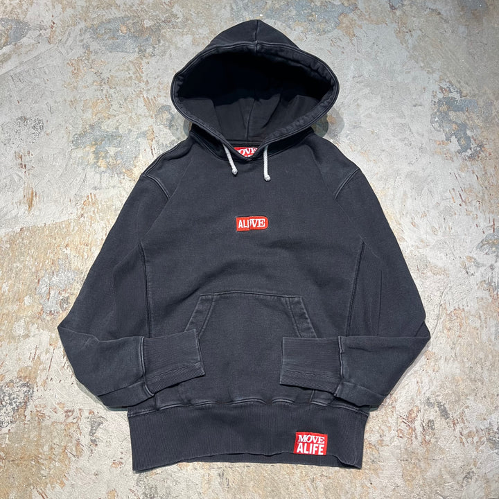 #4135 古着 Unknow/Pull over Parker/プルオーバーパーカー/ALIVE/サイズS