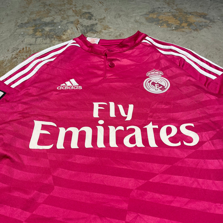 #4441 古着 Real Madrid/レアルマドリード/adidas/アディダス/Football/フットボール Tee/サンティアゴ・ベルナベウ/RONALDO/サイズL
