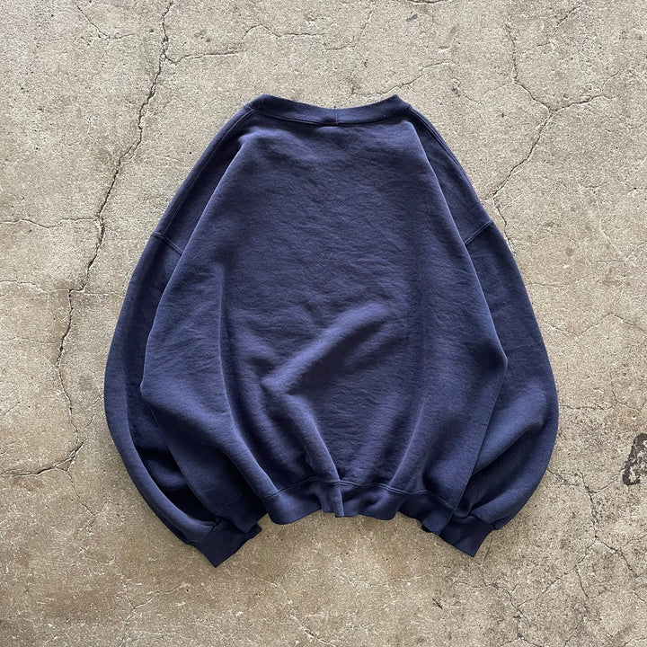 旧衣服RUSSELL ATHLETIC/ RUSSELL运动/空白克鲁兹湿衫/素色/尺寸L