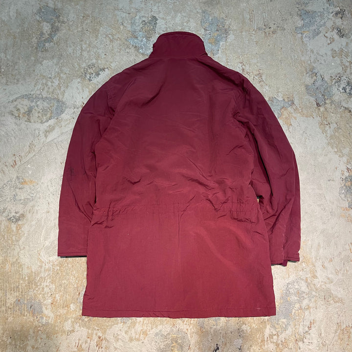 #3721 Used clothing 80's~90's L.L.Bean /Nylon Jacket /Padded nylon jacket / Fleece lining / Size M