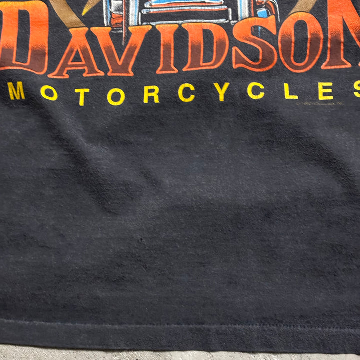古着 USA製 90's Harley-Davidson/ハーレーダビッドソン/ プリントTシャツ/ サイズL