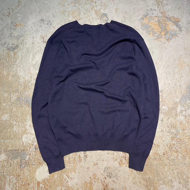 #3715 古着 POLO by Ralph Lauren/ラルフローレン / PIMA Cotton knit V Neck Sweatrer Shirts/ピマコットLンニットVネックセーター/サイズS