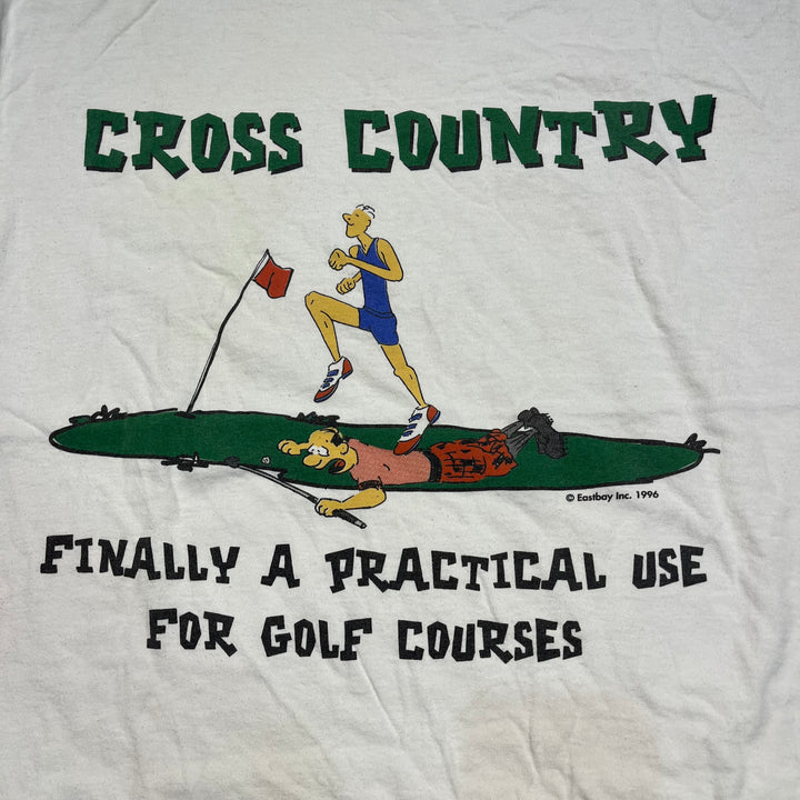 #4297 Unknow/short sleeve t-shirt Tee/シングルステッチ/CROSS COUNTRY/半袖Tシャツ/90's/MADE IN USA/サイズXL