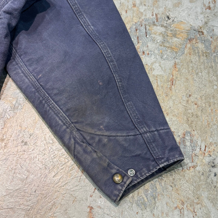 중고 의류 Carhartt/ Carhartt/ Detroit 재킷/ 오리 직물/ 안감 담요/ 회사 로고/ 크기에 해당