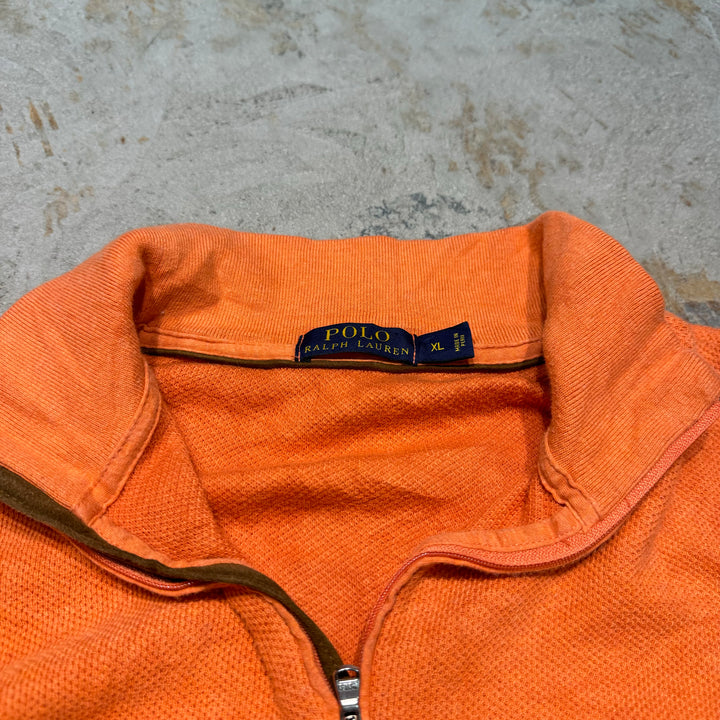 旧衣POLO by Ralph Lauren/ POLO拉尔夫劳伦/半拉链针织毛衣/尺码XL