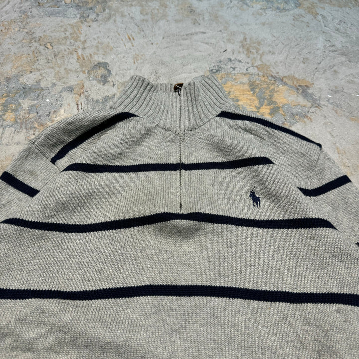 Ralph Lauren/ Polo Ralph Lauren/ Half Zip 니트 스웨터/ 사이즈 S의 사용 의류 폴로