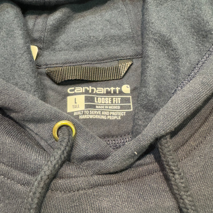 古着 carhartt/カーハート/ ルーズフィットパーカー/企業ロゴ/ サイズL