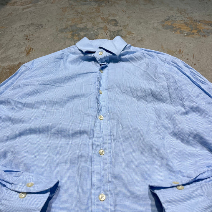 #4410 古着 Ralph Lauren/ラルフローレン/Long Sleeve Shirt/長袖シャツ/Check/チェック/サイズL相当
