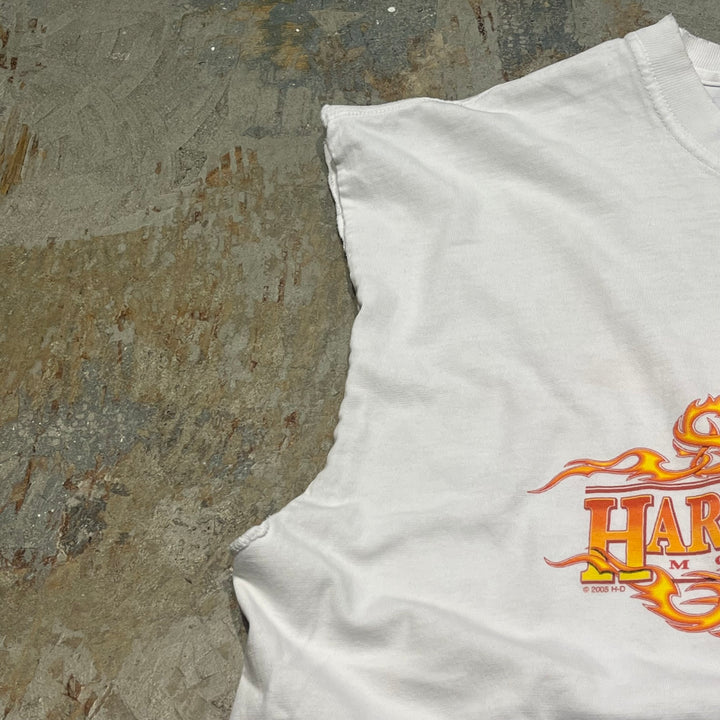 古着 Harley-Davidson/ハーレーダビッドソン/ロード・アイランド州/エクセター/プリントTシャツ/サイズXL相当