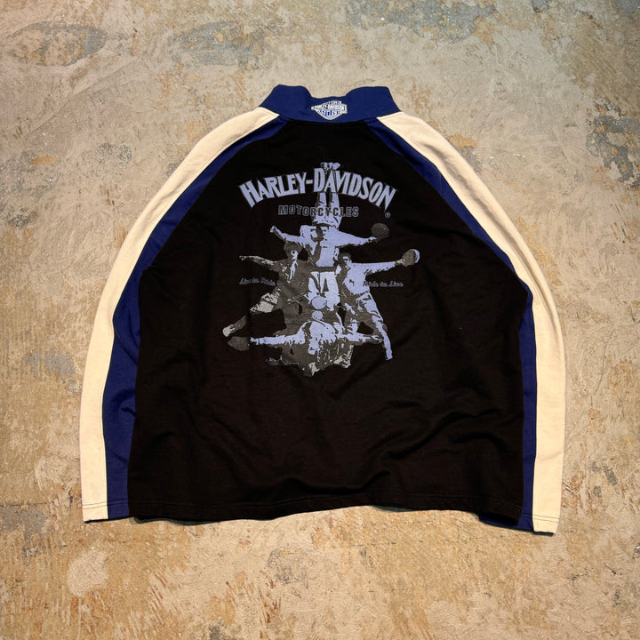 중고 의류 Harley-Davidson/ Harley Davidson/ Half Zip Sweatshirt/ Size XL