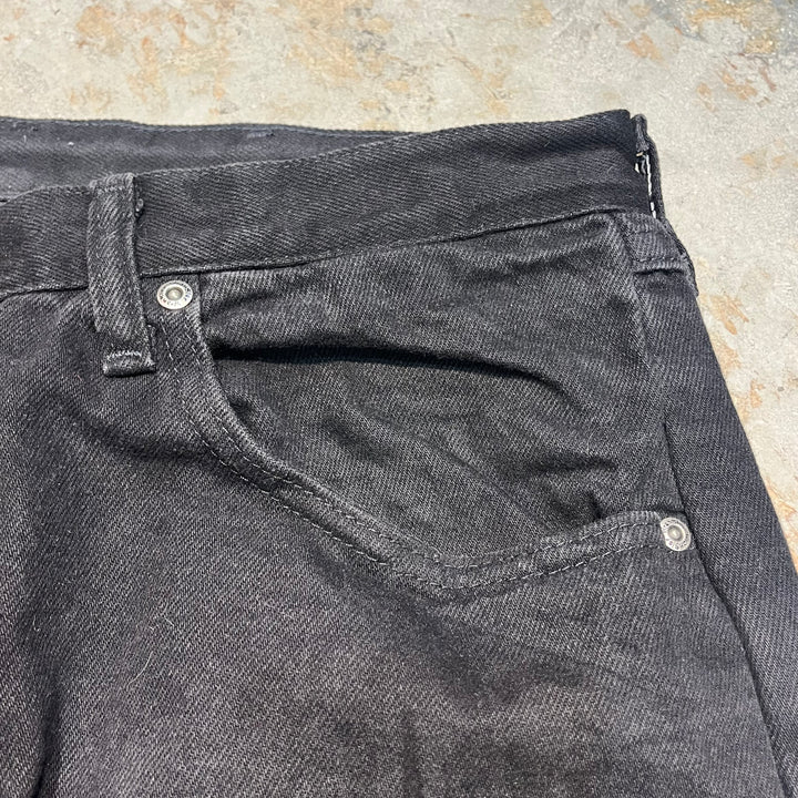 #4196 古着 Wrangler/ラングラー/Black Denim Pants/ブラックデニムパンツ/RELAXED FIT/サイズ36×30