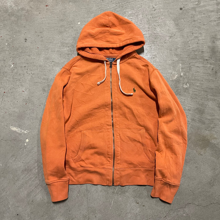 #3825 古着 POLO Ralph Lauren/ポロラルフローレン/Zip Up Hoody / ジップパーカー / フード裏地サーマル/サイズL