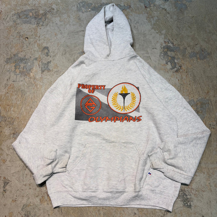 미국 80 년대에서 만든 중고 의류 ~ Russellathletic/ Russell Athletic/ Blank Pullover Hoodie/ Size XL