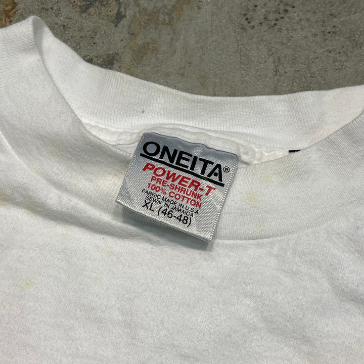 #4735 빈티지 의류 Onita/Suzyzoo Whitsy/Single Stitch 빈티지 티셔츠/Made in USA/Size XL