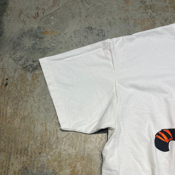 #4776 古着 オニータ/プーさん&ティガー/ヴィンテージ シングルステッチ Tシャツ/サイズXL