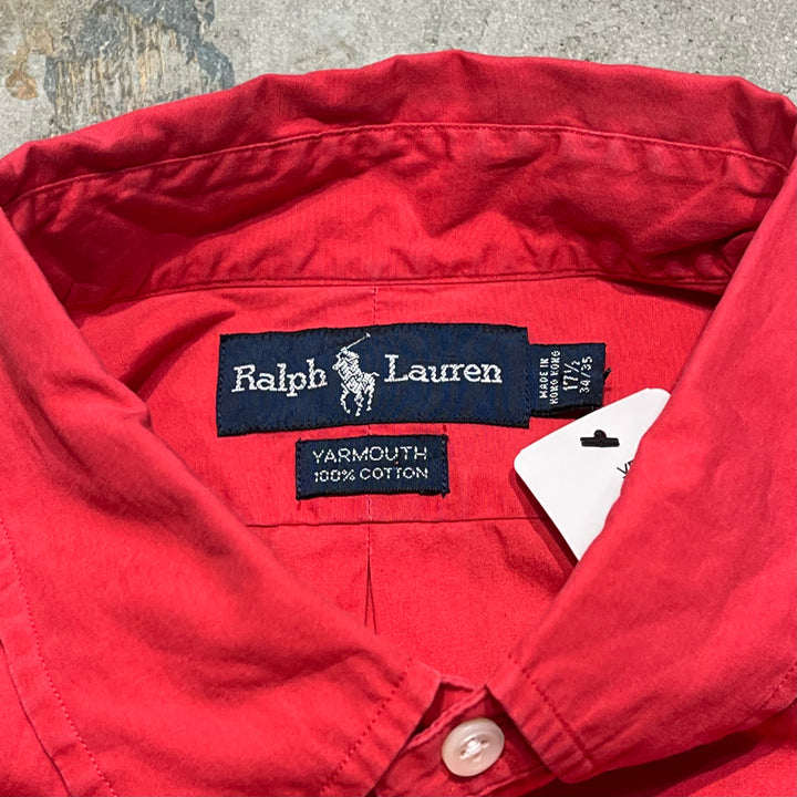 #4376 Used clothes Ralph Lauren/Long Sleeve Button Down Shirt/YARMOUTH/Yarmouth/Size 17 1/2 34/35