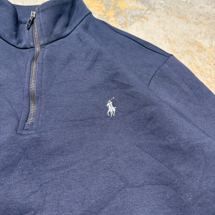 Ralph Lauren/ Polo By Ralph Lauren/ Half Zip 니트 스웨터/ 크기 L의 사용 의류 폴로
