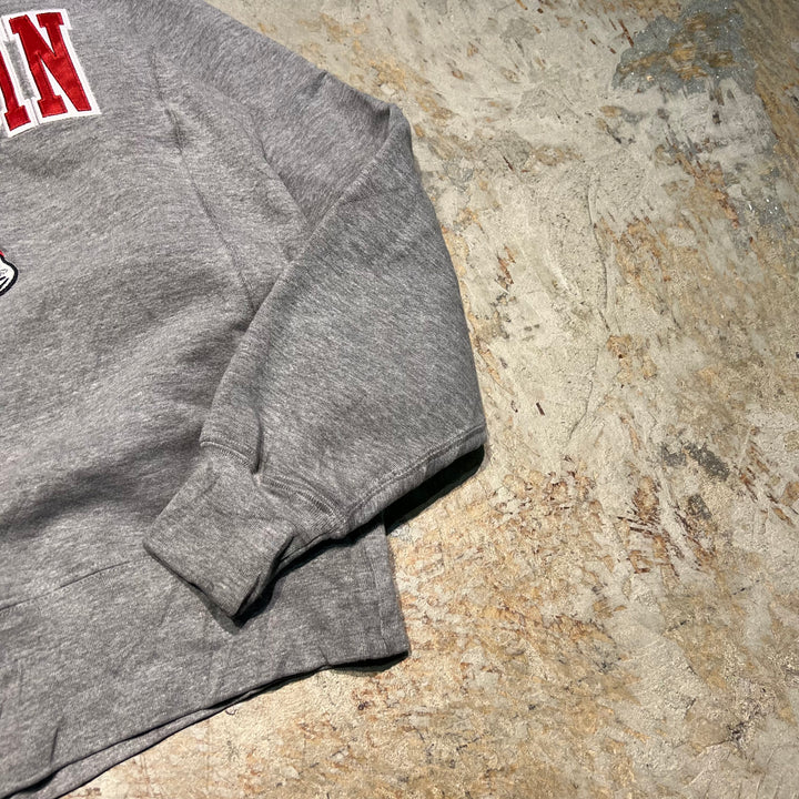 #4020 古着 Russell Athletic/ラッセル アスレチック/College Sweat Shirts/カレッジロゴスウェット/WISCONSIN/ウィスコンシン大学/Bucky Badger/アナグマ・バッキー/サイズM