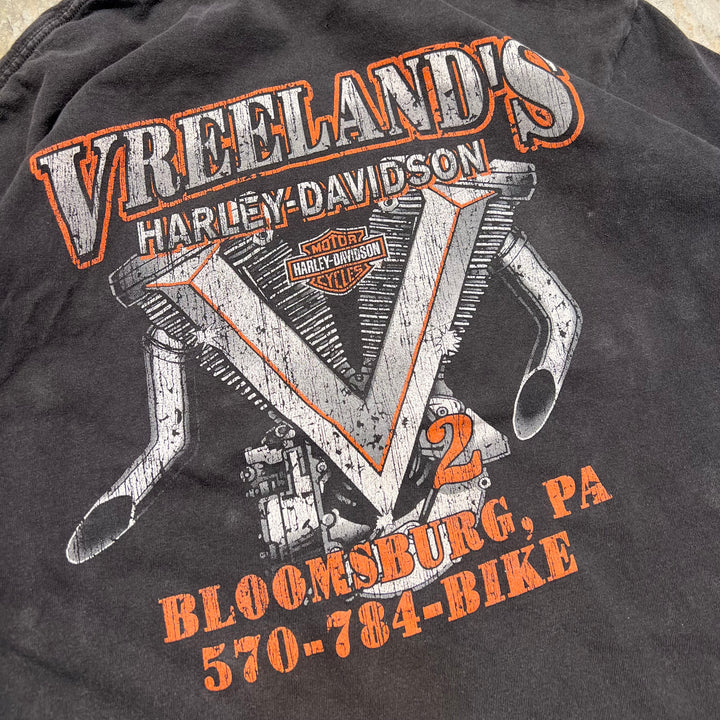 Used clothing Harley-Davidson / Harley Davidson / Bloomsburg Store, Pennsylvania / VREELAND'S / Printed T-shirt / Size M
