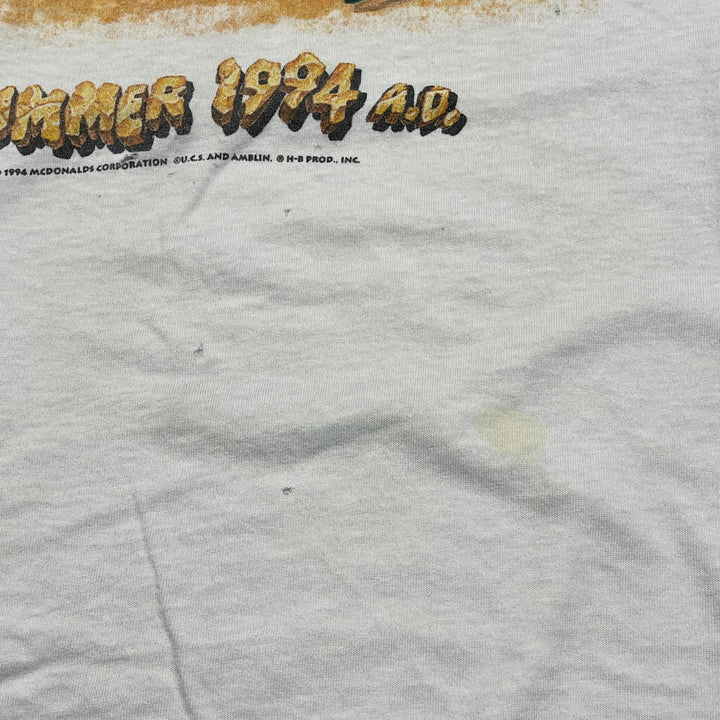 #4293 Hanes/ヘインズ/short sleeve t-shirt Tee/シングルステッチ/半袖Tシャツ/マクドナルド/MADE IN USA/サイズXL