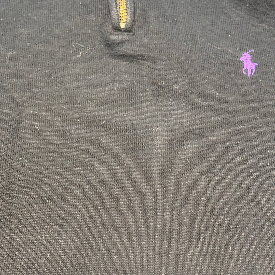 Used clothing 90's ~ POLO by Ralph Lauren/ Polo Ralph Lauren/ Half zip knit sweater/ Size M