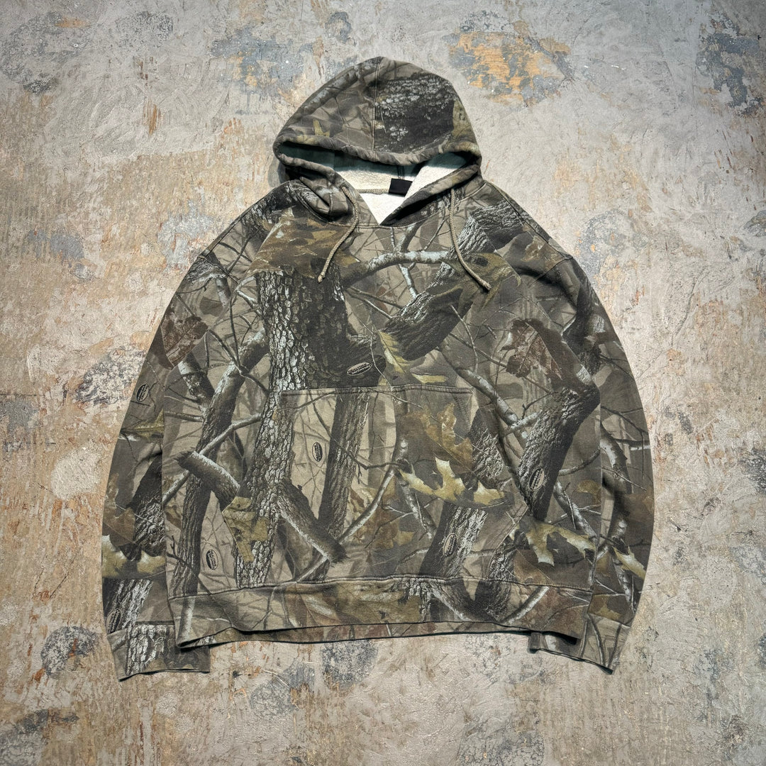 Used clothing 90's REDHEAD/Red Head/Real Tree Pattern/Pullover Hoodie/Size L