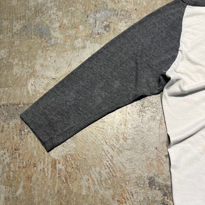 古着 81's リノ・エアレース 全国選手権/飛行機/ヴィンテージ シングルステッチ リンガーTシャツ/サイズM