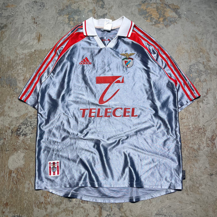 #4478 古着 Adidas/アディダス/Sport Lisboa e Benfica/SLベンフィカ/Football/フットボール Tee/サイズL
