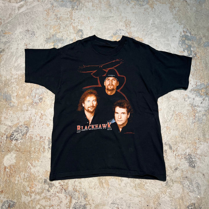 古着 98's ブラック・ホーク / プリントTシャツ/サイズXL相当