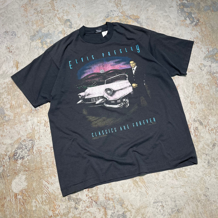 #4547 古着 92's screen stars/スクリーンスターズ/ELVIS・PRESLEY/エルビス・プレスリー/short sleeve print t-shirt Tee/半袖プリントTシャツ/MADE IN USA/シングルステッチ/サイズXXL