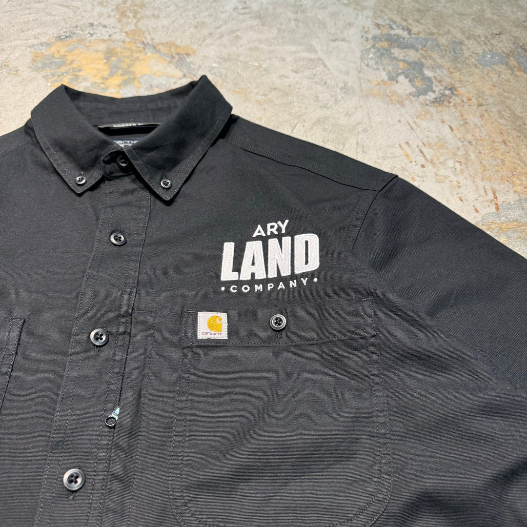 Used clothing carhartt/Carhartt/Button-down short-sleeved work shirt/Plain/Size XL