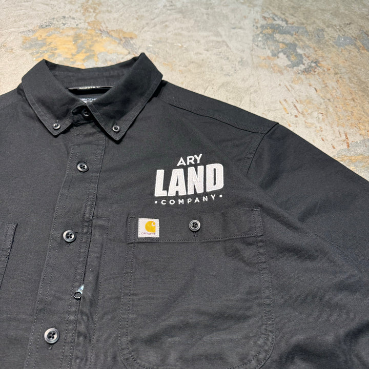 Used clothing carhartt/Carhartt/Button-down short-sleeved work shirt/Plain/Size XL