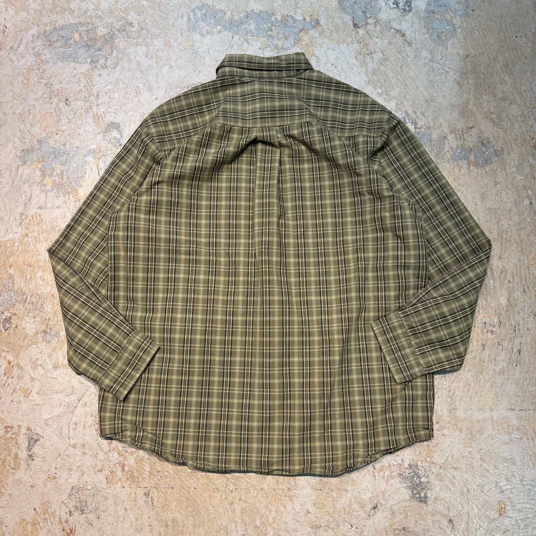 Used clothing carhartt/Carhartt/Long sleeve shirt/Checked pattern/Size XL