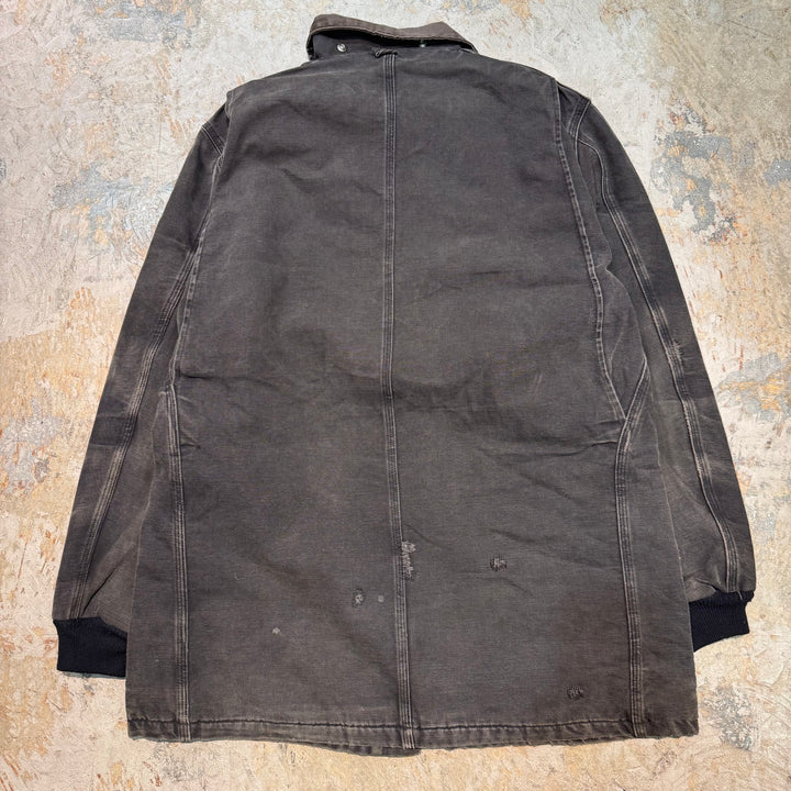 古着 carhartt/ カーハート/ トラディショナルコート/ ダック地/ 裏地ブランケット/ 襟コーデュロイ/サイズXL相当