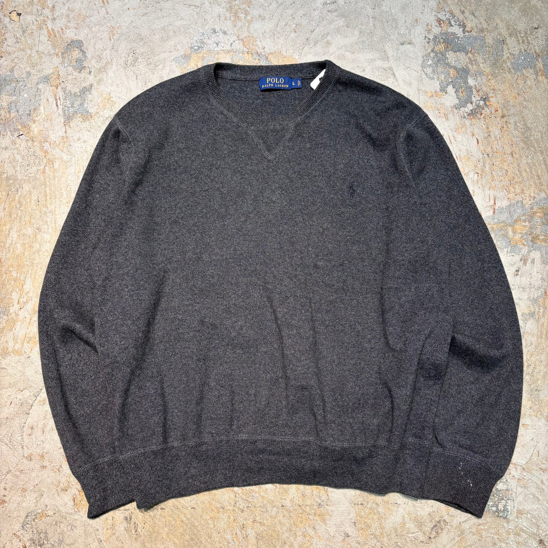 Ralph Lauren/Polo Ralph Lauren/Crew Neck Knit 스웨터/크기 L의 빈티지 폴로