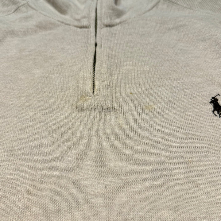 旧衣POLO by Ralph Lauren/ POLO拉尔夫劳伦/半拉链针织毛衣/尺码XL