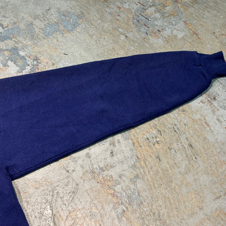 미국 80 년대에서 만든 중고 의류 ~ Russell Athletic/ Russell Athletic/ Blank Crew Neck Sweatshirt/ Plain/ Front V Gusset/ Size L