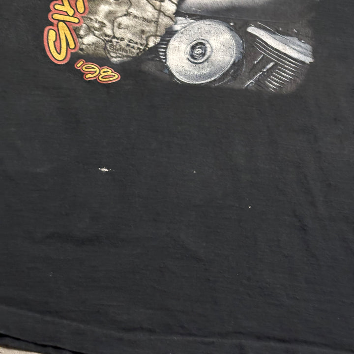 古着 USA製 90's Harley-Davidson/ハーレーダビッドソン/ プリントTシャツ/ サイズXL相当