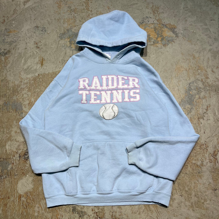 #4152 古着 Unknow/Pull over Parker/プルオーバーパーカー/RAIDER TENNIS/テニス/サイズM