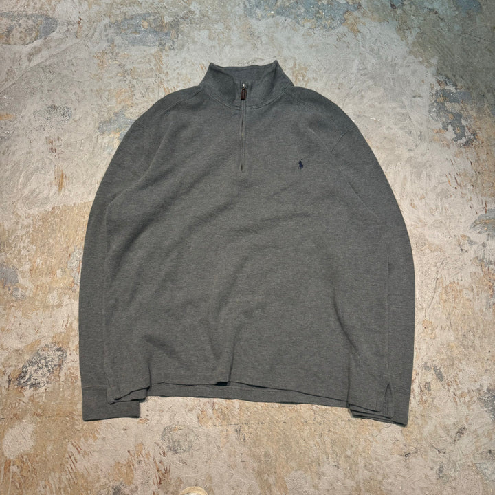 旧衣POLO by Ralph Lauren/ POLO拉尔夫劳伦/半拉链针织毛衣/尺寸L